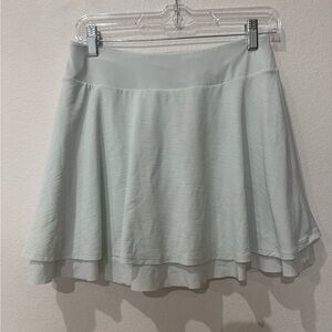 CALIA by Carrie Underwood Double Layer Mesh Golf Skort in Mint.